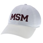 Cap: MSM embroidered, full name on back