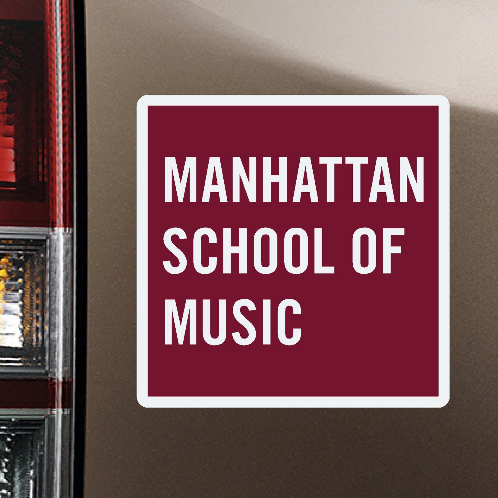 Square MSM Car Magnet