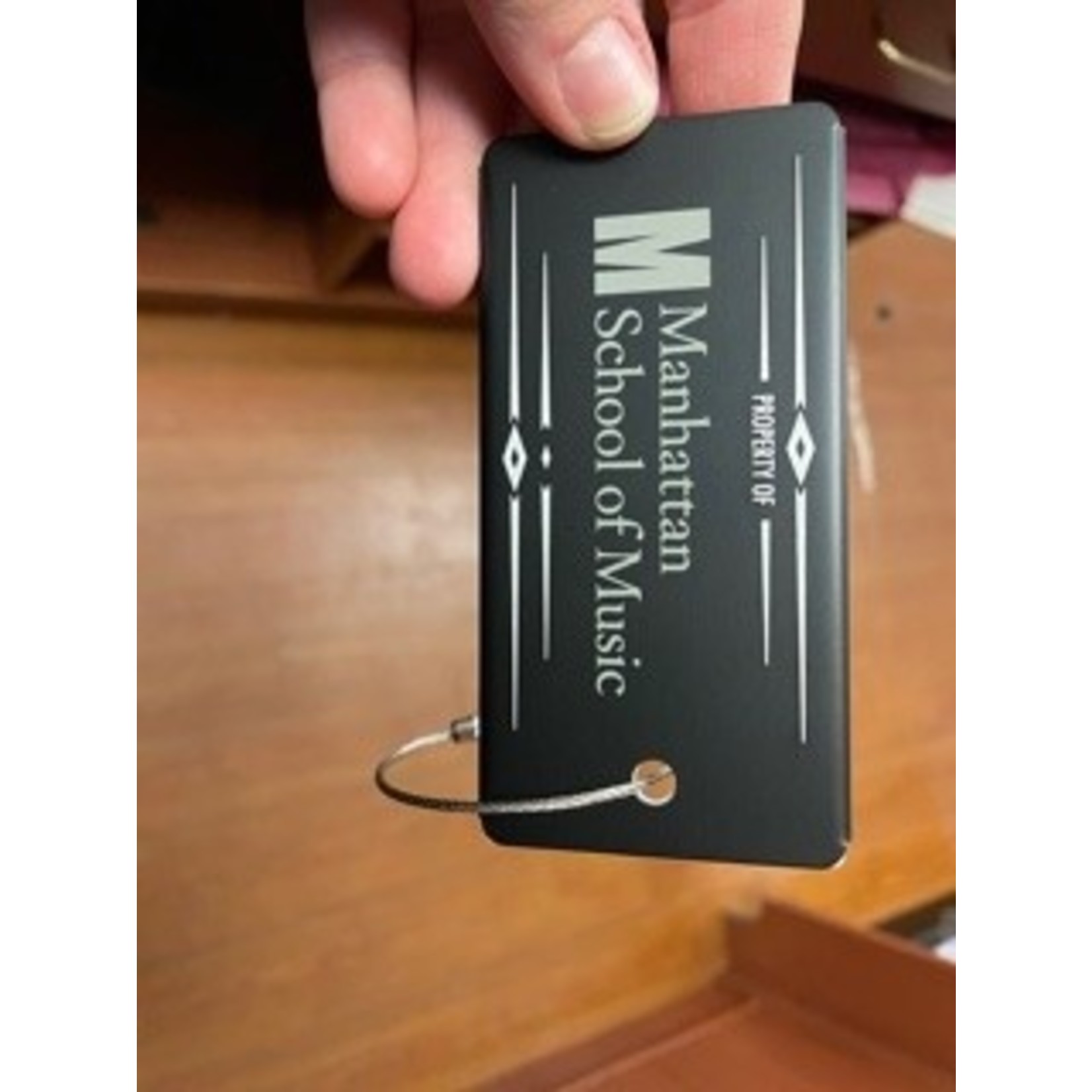 Metal Luggage Tag (Black)