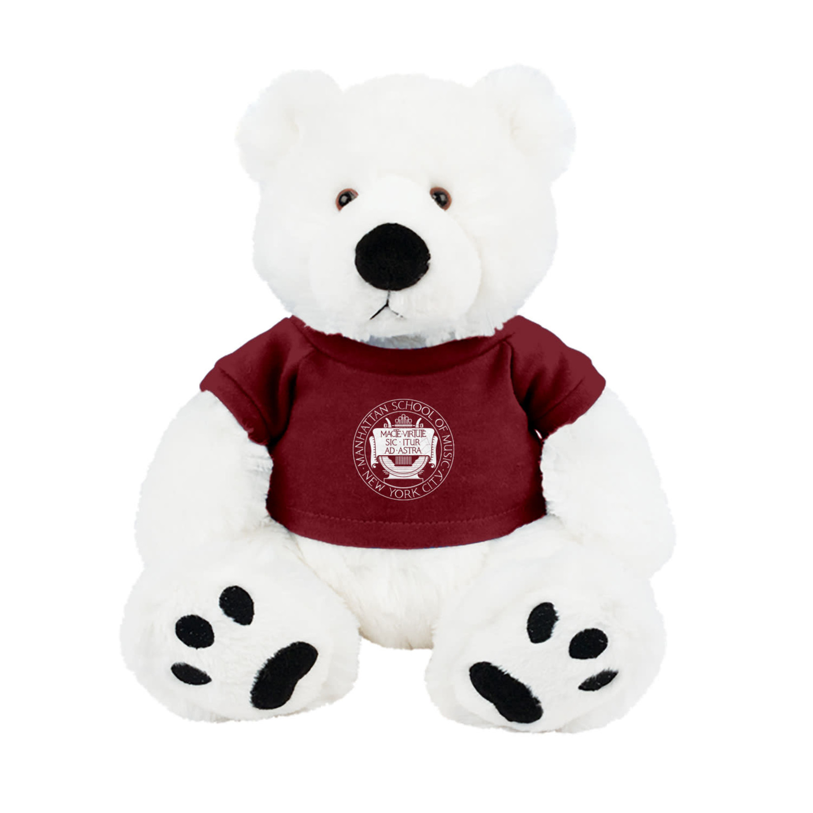 Manny Mascot Stuffed Animal with Seal T-shirt