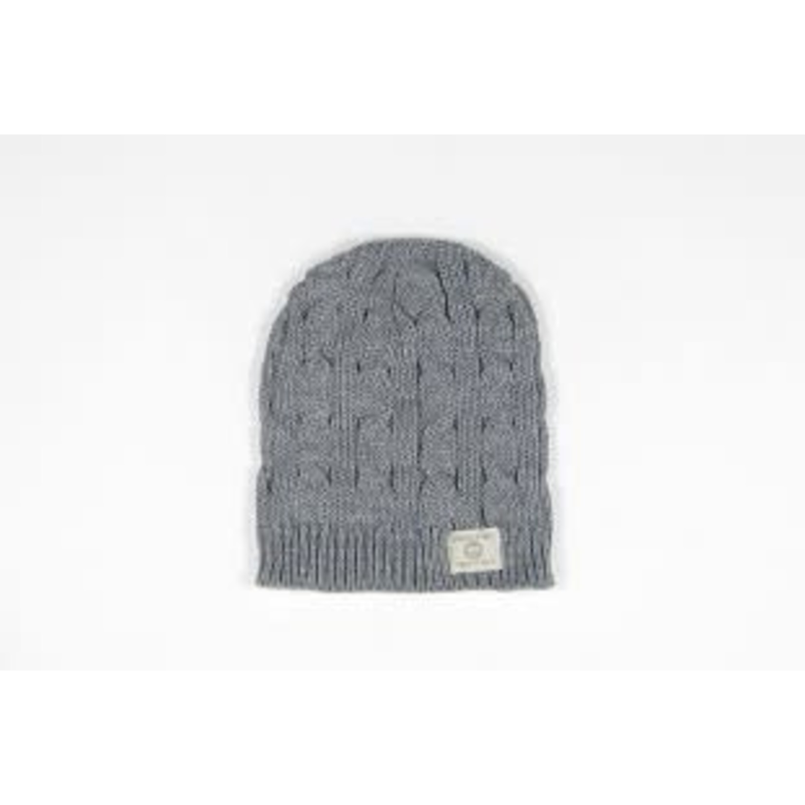 Gray Knit MSM Beanie