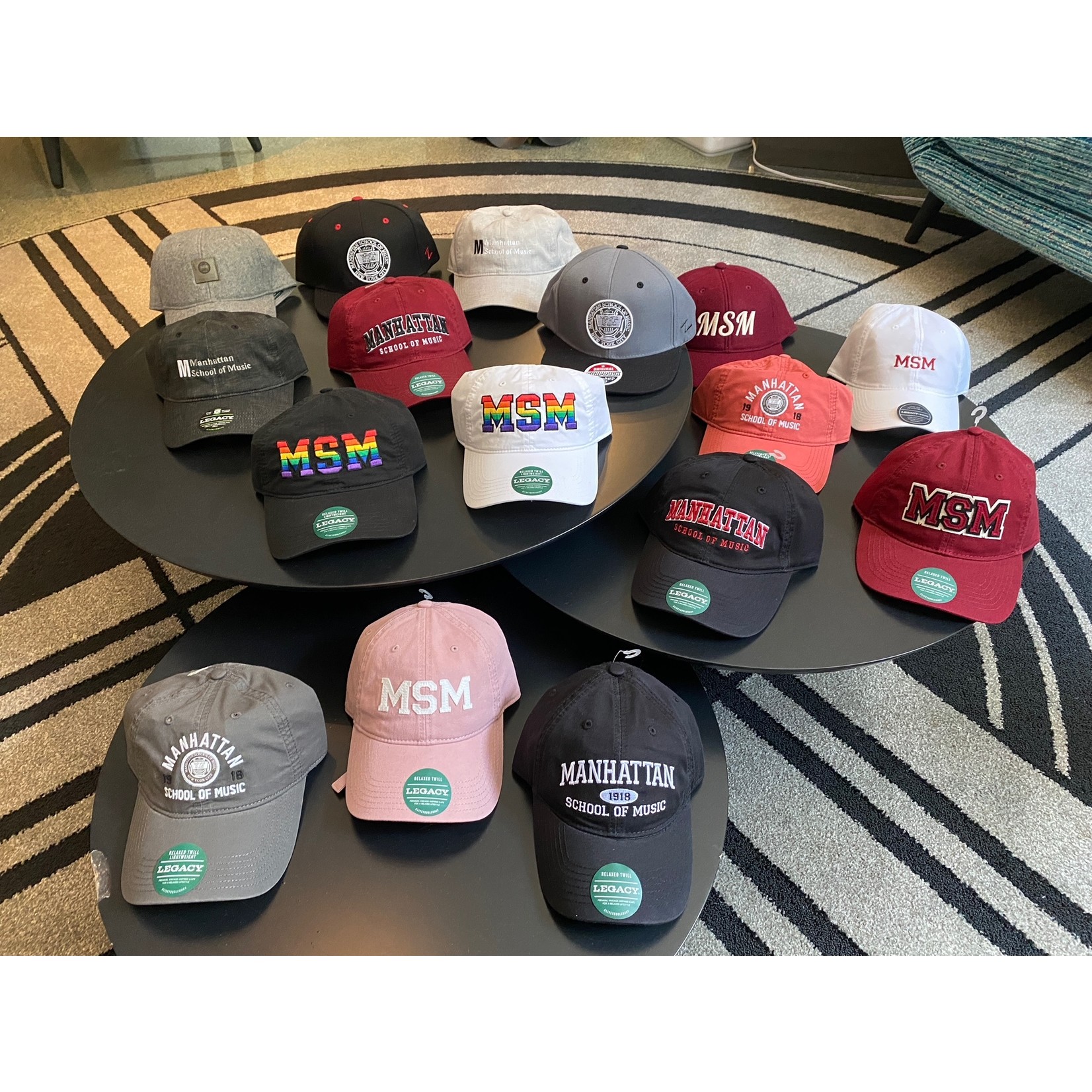 Black or White MSM Embroidered Pride Hat