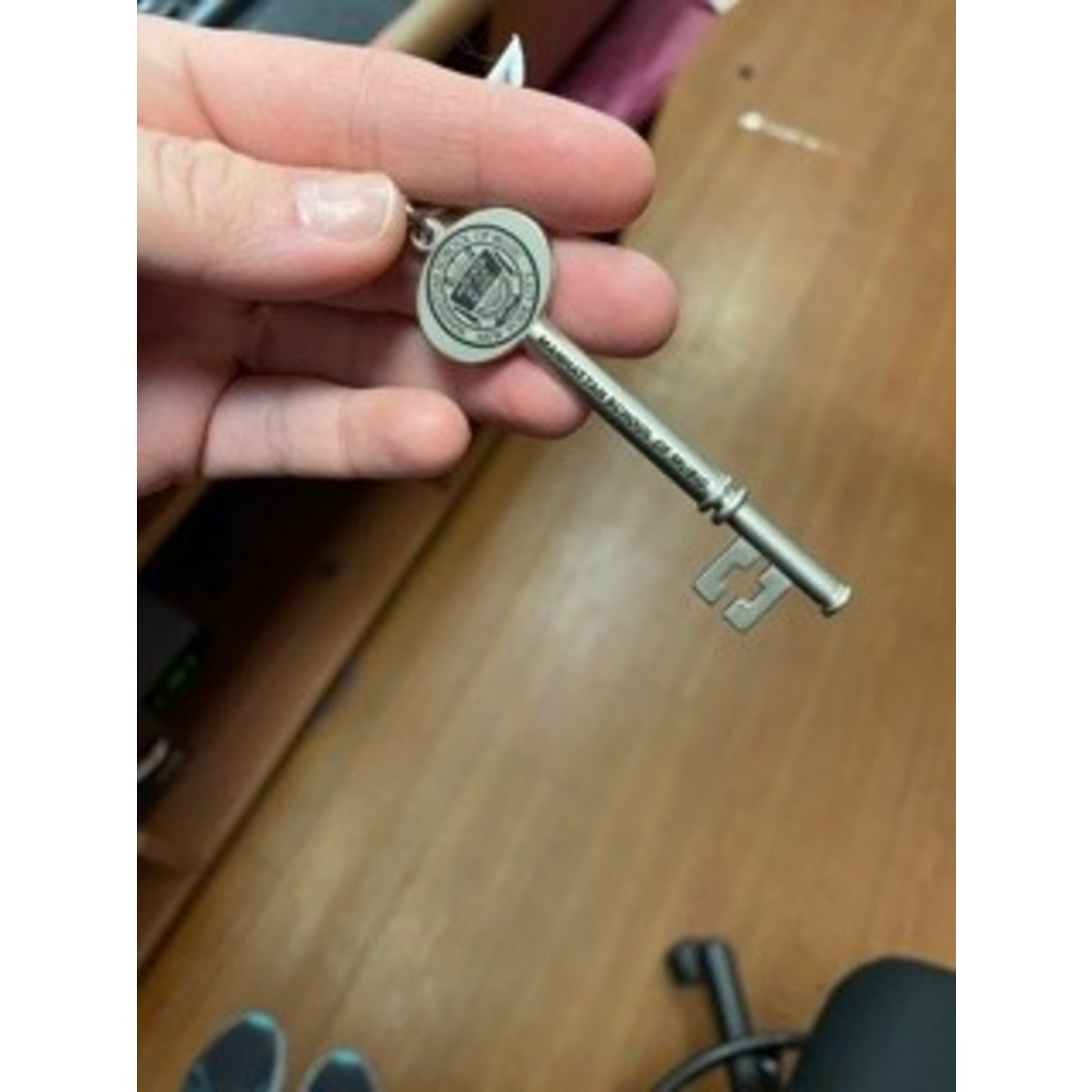 Centennial Key Keychain