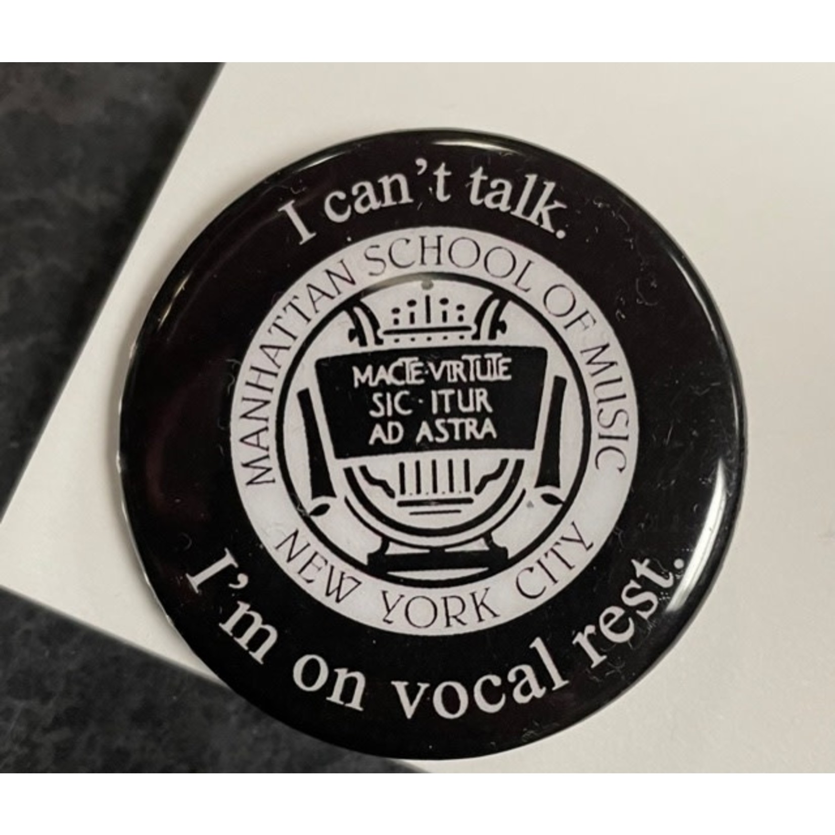 Vocal Rest Pin
