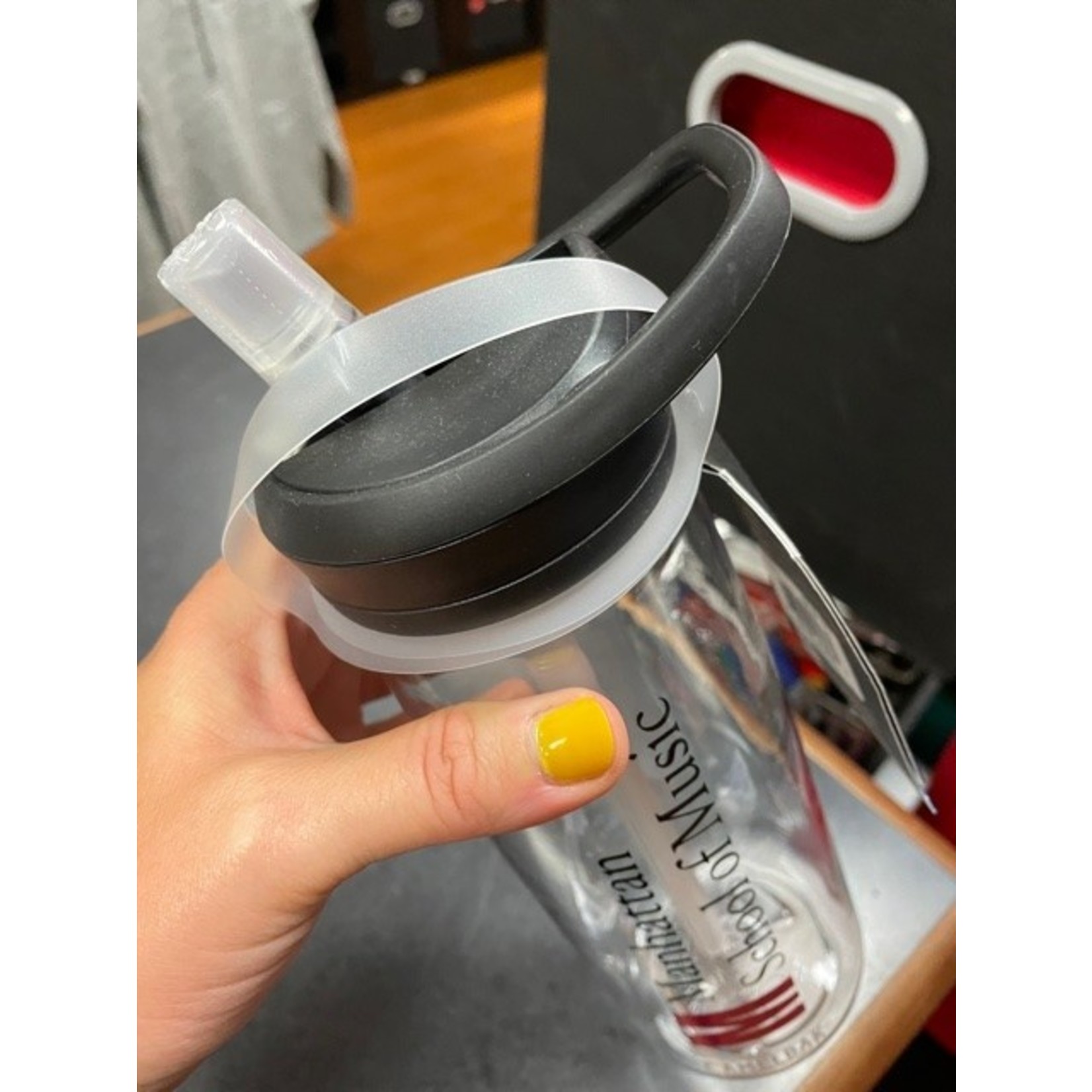 Clear Camelbak Water Bottle with Straw