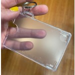 OLDER HANGING Clear Plastic ID Holder Case