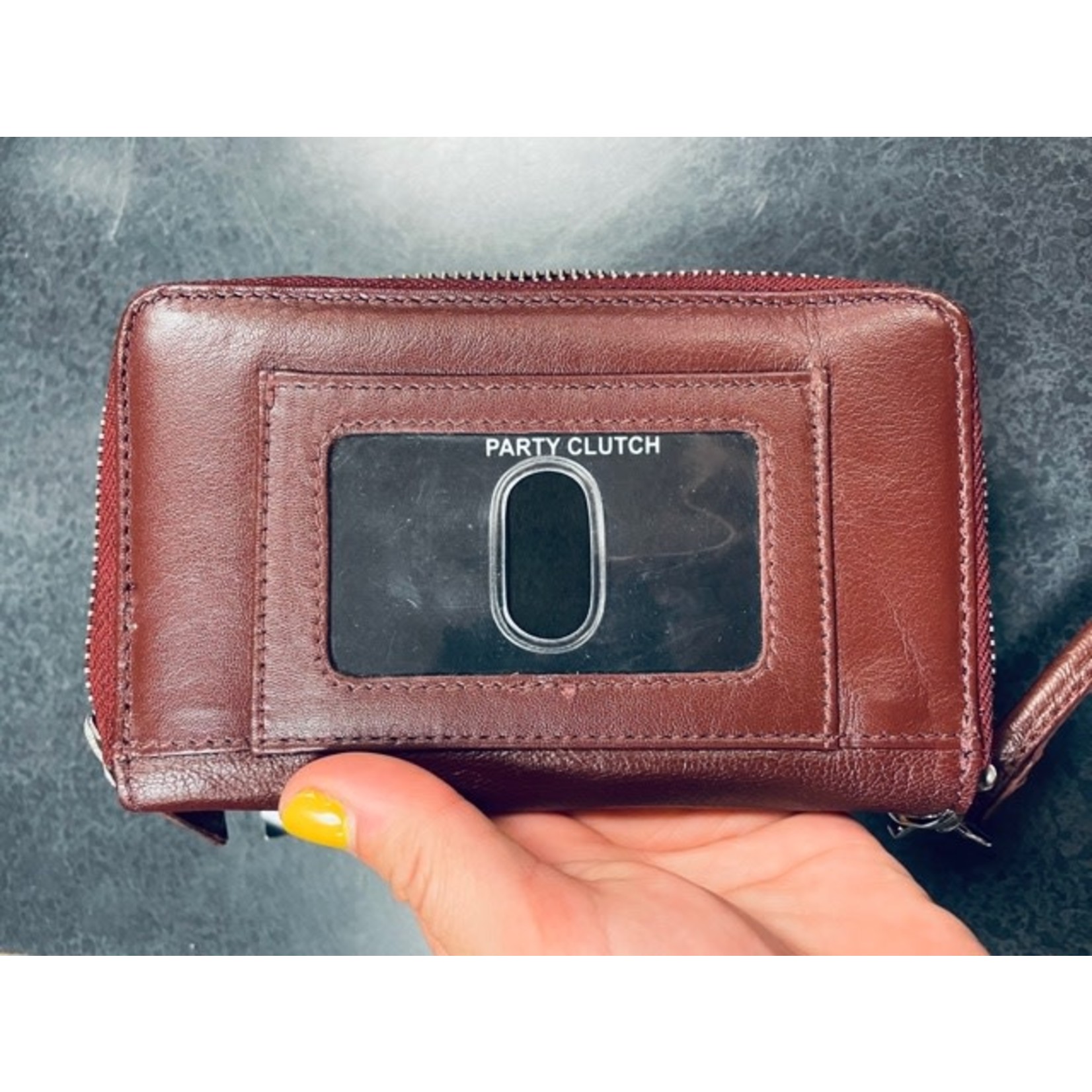 ID Holder clutch/purse/wristlet wallet