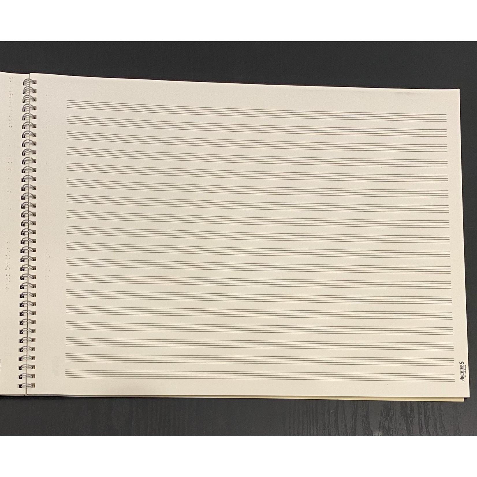 Manuscript: Archives, Landscape Orchestral Pad, 18st/64pg (16"x12")