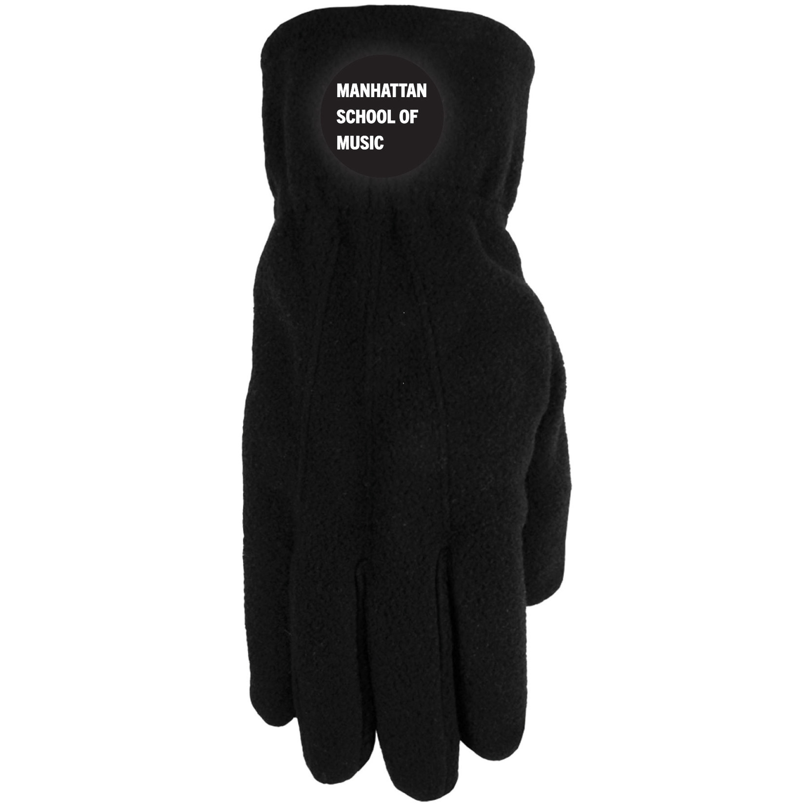 gloves: black fleece