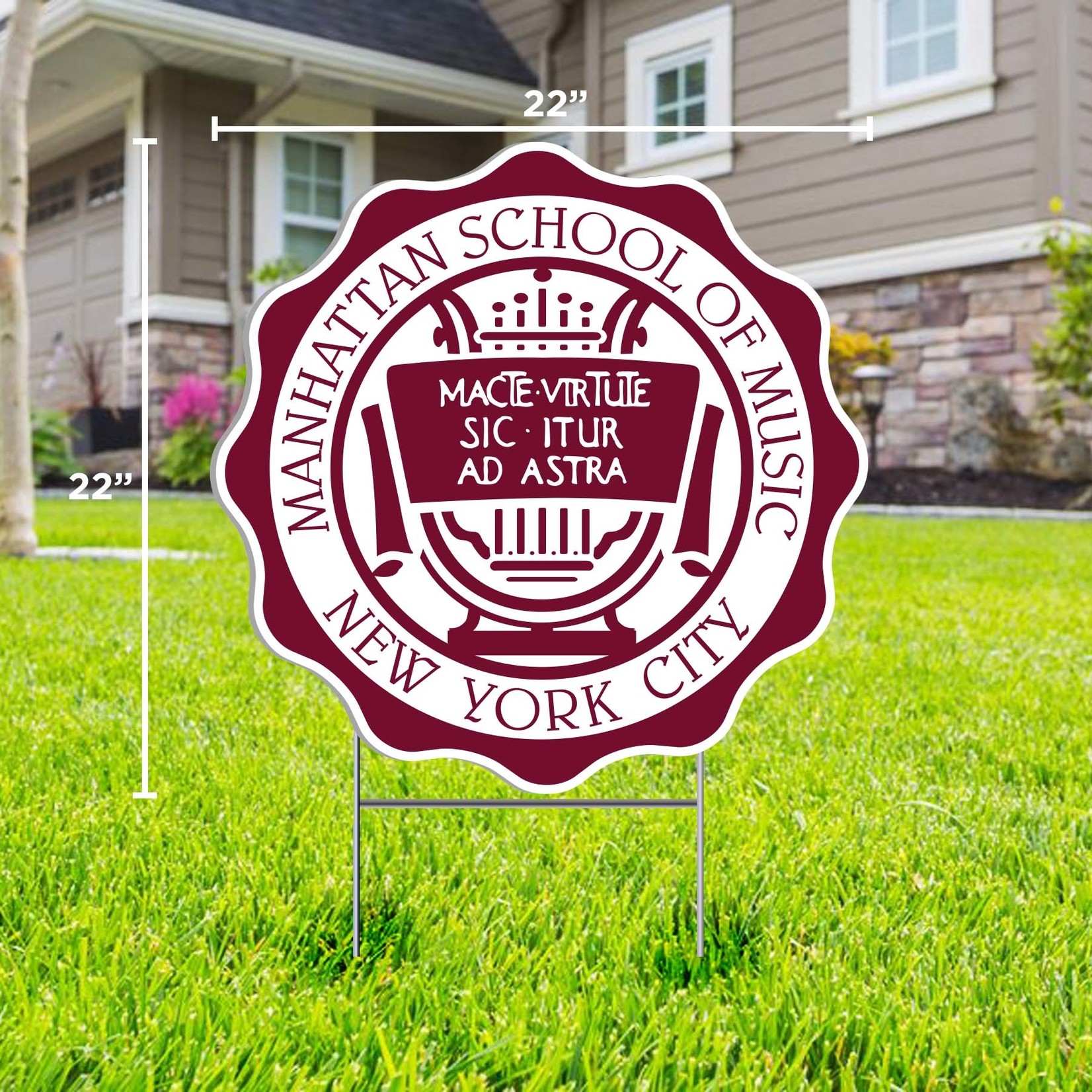 Lawn Signs for Accepted Students