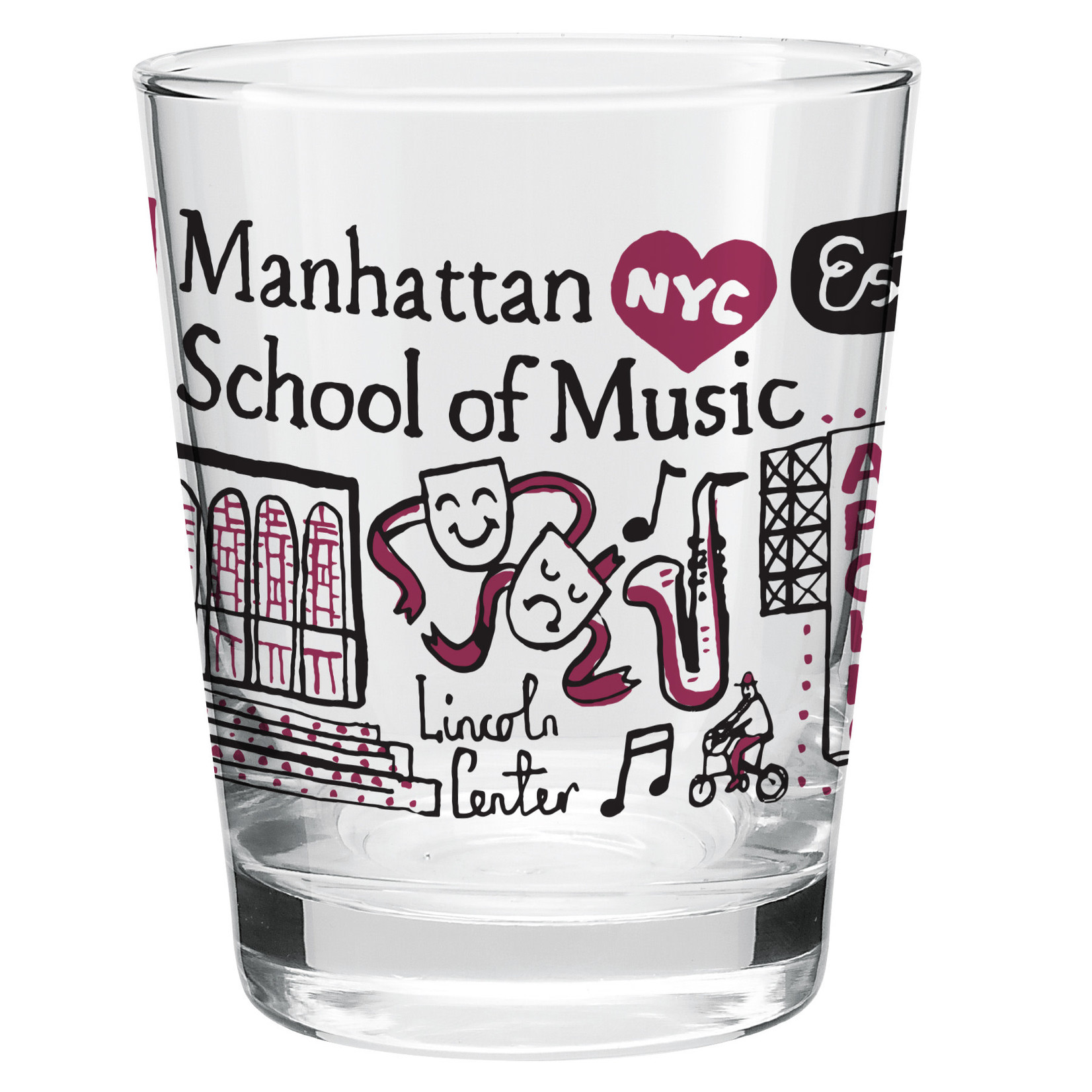 Neil Shot Glass - Julia Gash artwork