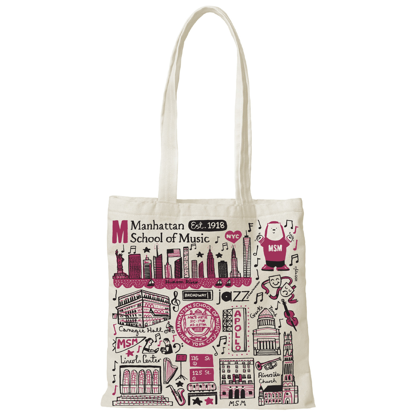 MSM Tote Bag - Julia Gash Artwork (medium)