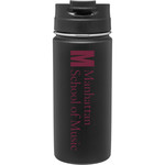 tumbler: 16oz insulated maroon stacked logo (screw on/click top)