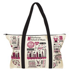 Neil Large MSM Tote Bag with Zipper - Julia Gash Artwork