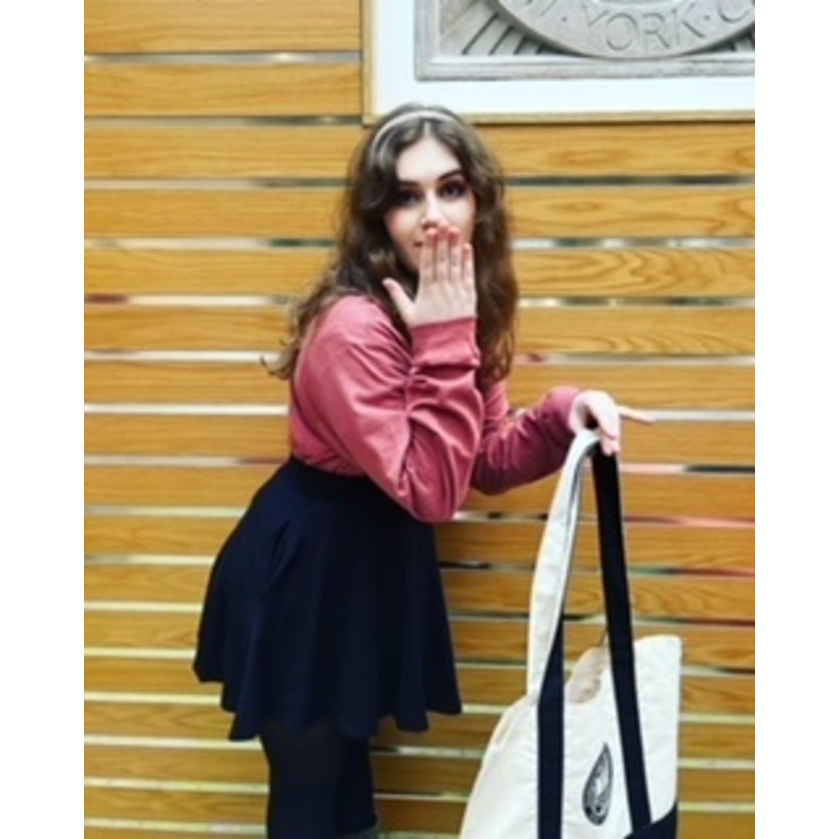 Neil MSM Canvas Tote Bag with Snap Closure