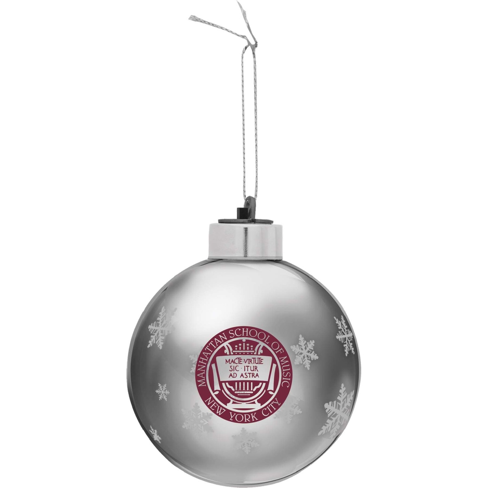 Neil MSM Light-up Silver Ball Ornament