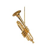 ornament: trumpet gold 4.5"