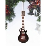 Dark Brown Electric Guitar Ornament