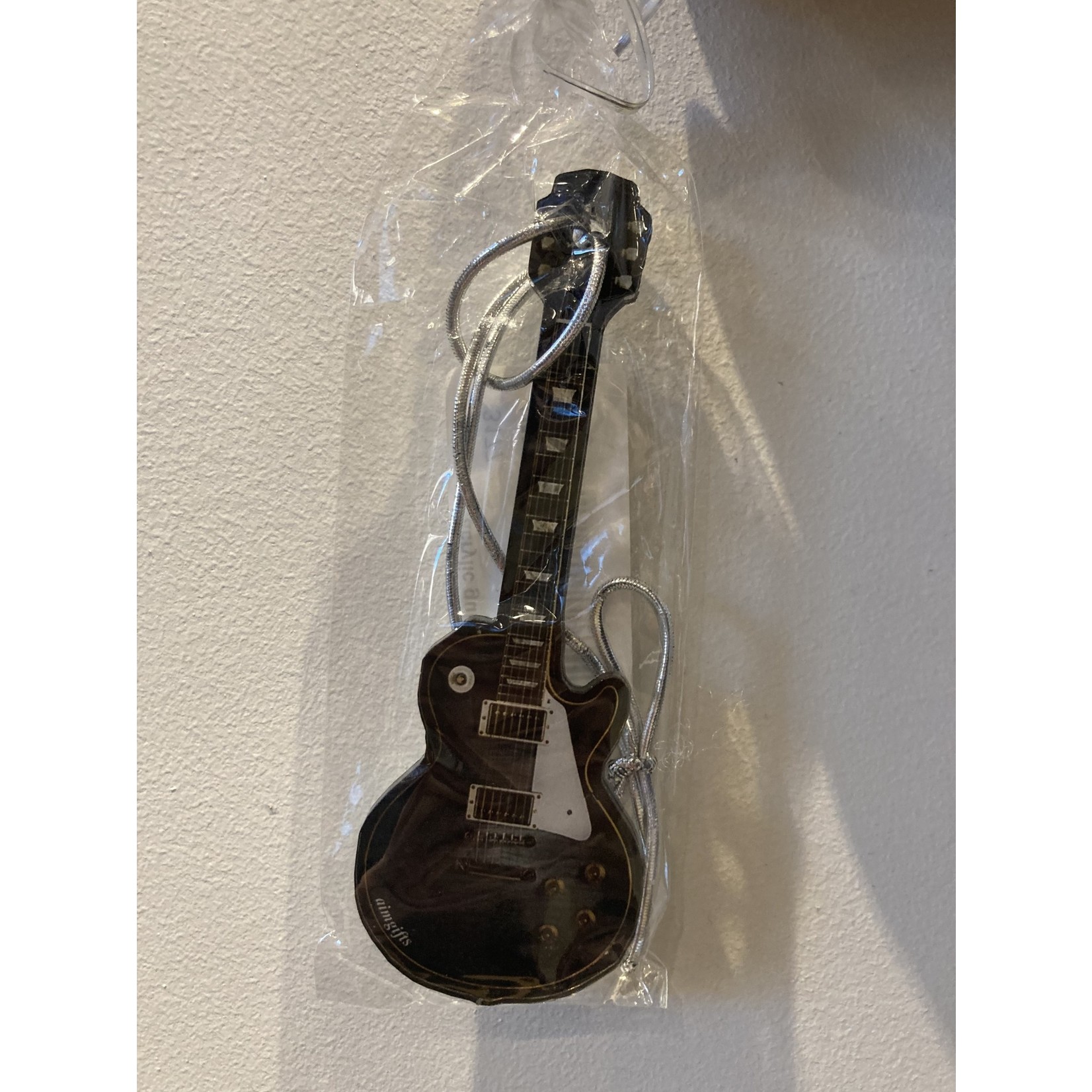 Acrylic Black Electric Guitar Ornament