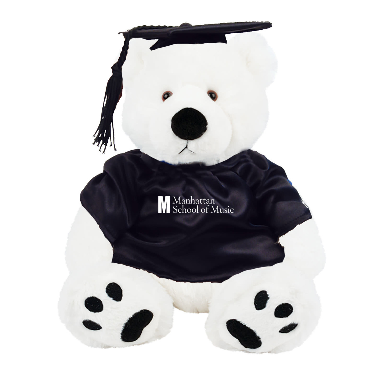 Polar Bear: Mascot--GUND Scout/ Manny Grad Cap & Gown Bear