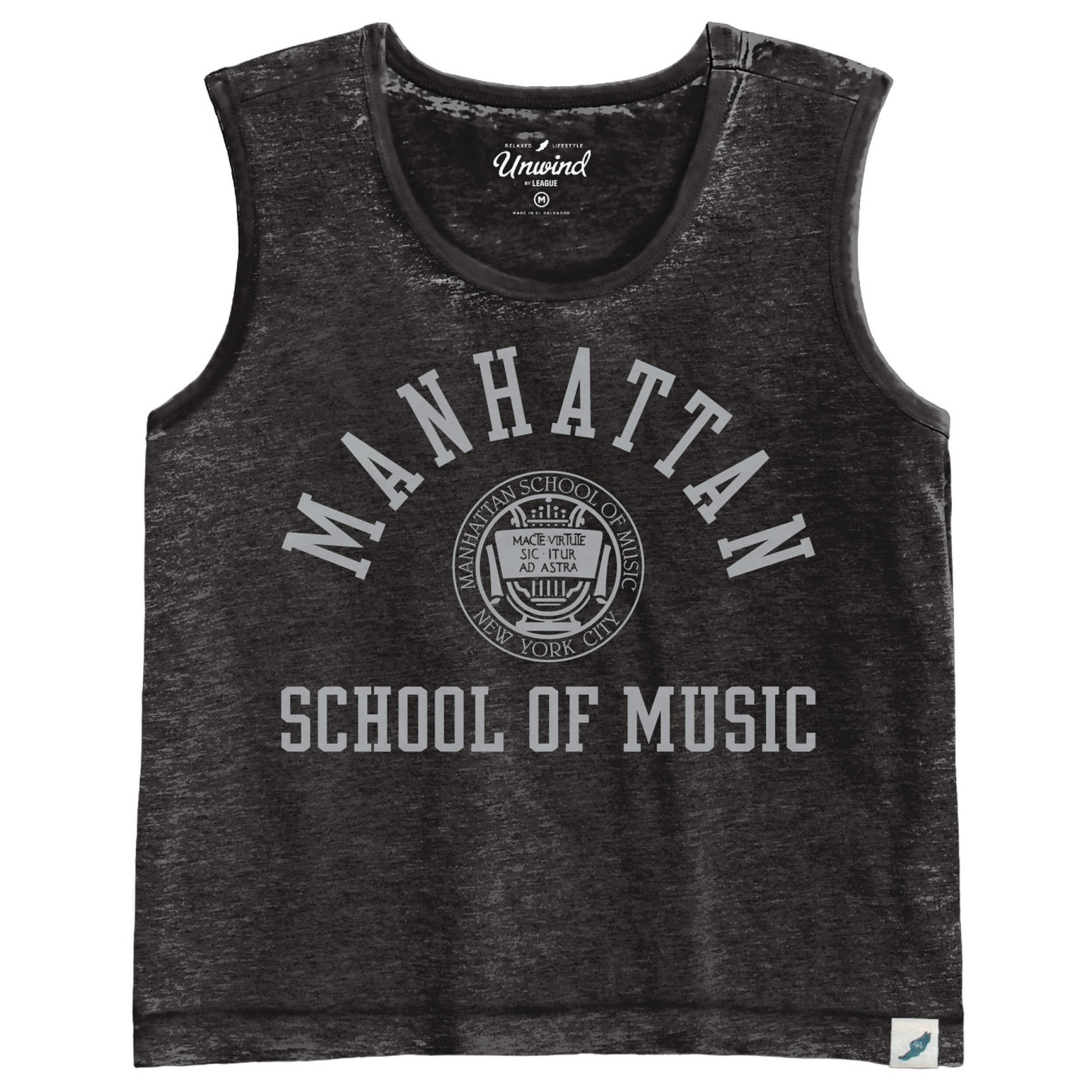 L2 Vintage Wash Black MSM Tank Top with Seal