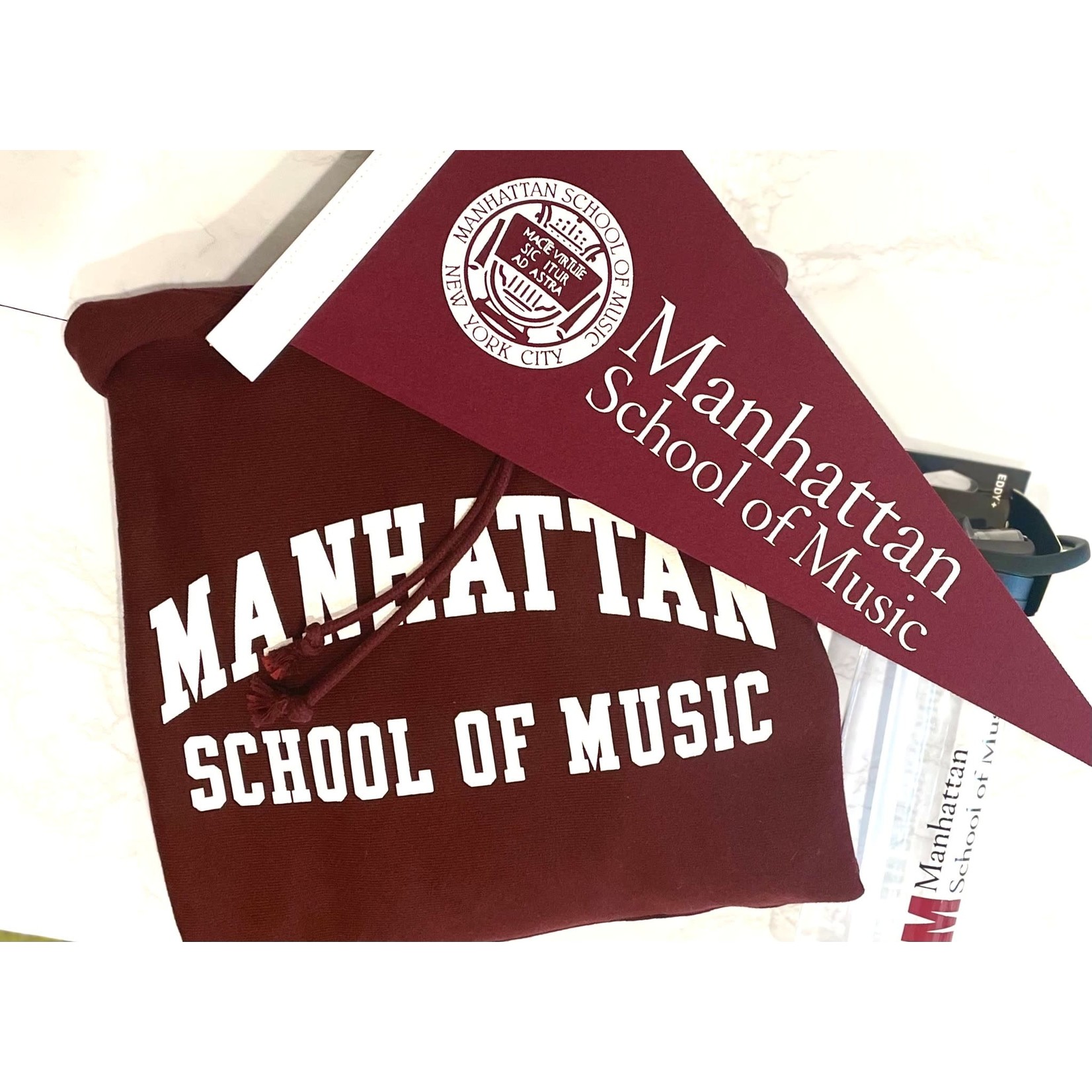 Accepted Student Bundle: Waterbottle, Pennant, Champion Hooded Sweatshirt