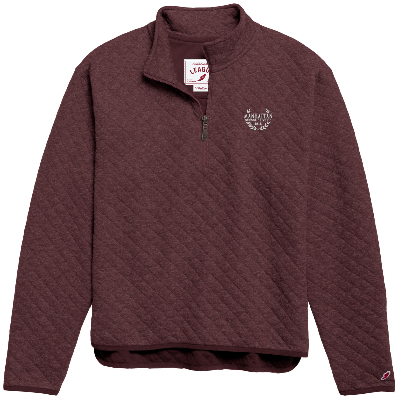 *Clearance* Maroon Quilted Highland MSM 1/4 Zip