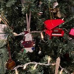 Red Grand Piano Ornament