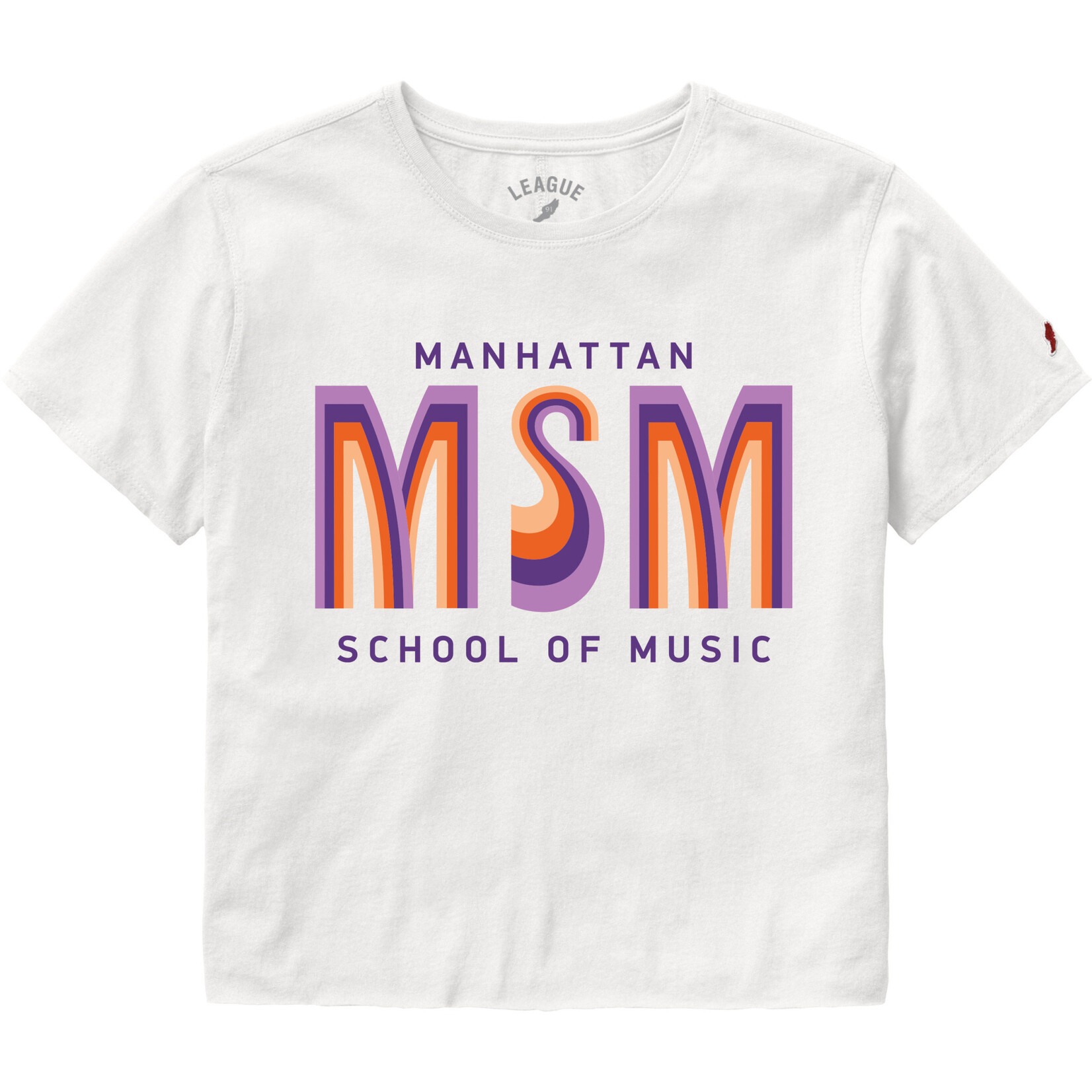 L2 *CLEARANCE* Groovy MSM Cotton Crop T-shirt (2 colors!)