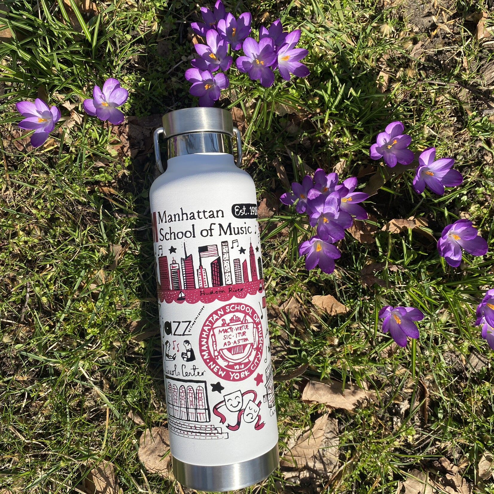 Neil Insulted Metal Gigi Water Bottle - Julia Gash Artwork