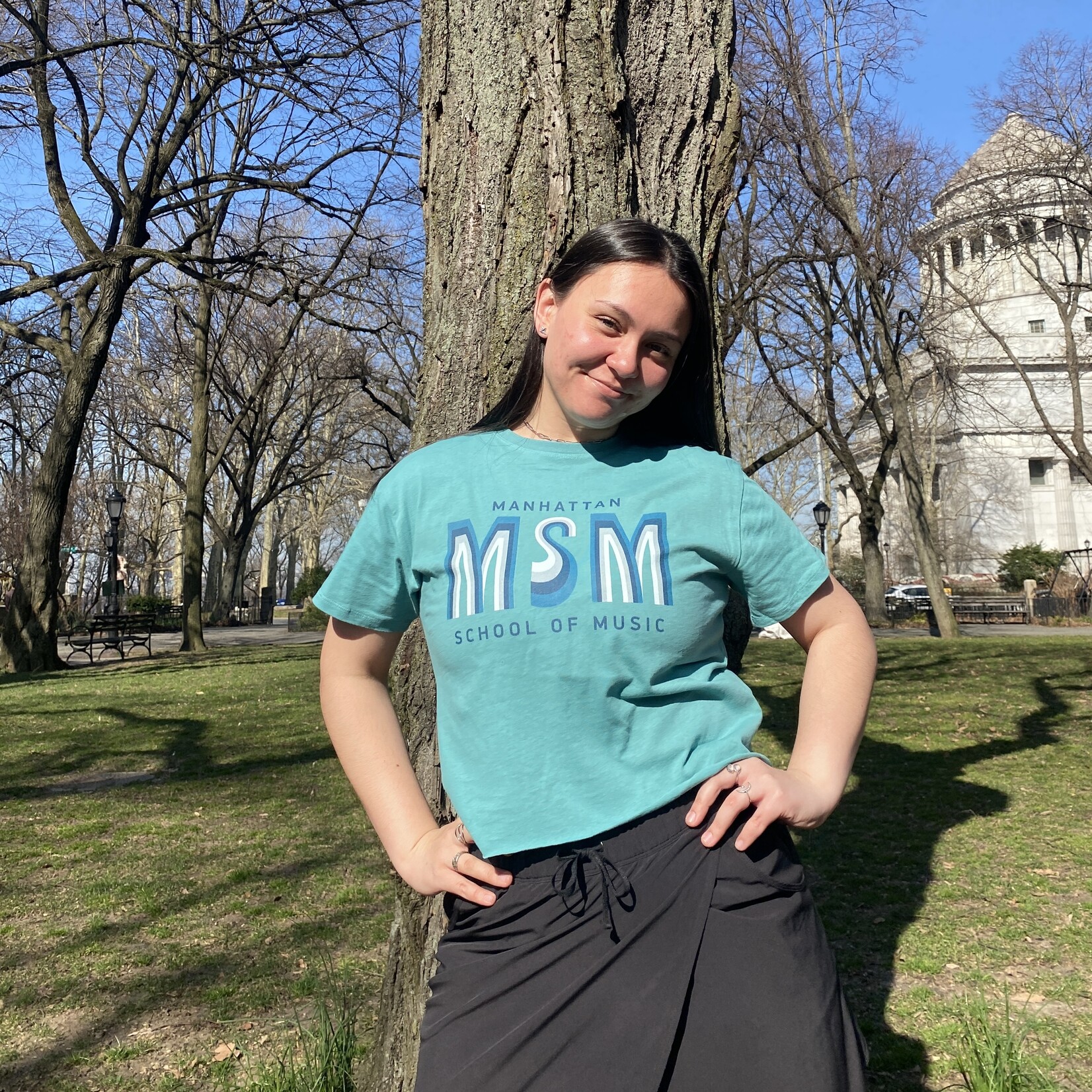 L2 *CLEARANCE* Groovy MSM Cotton Crop T-shirt (2 colors!)