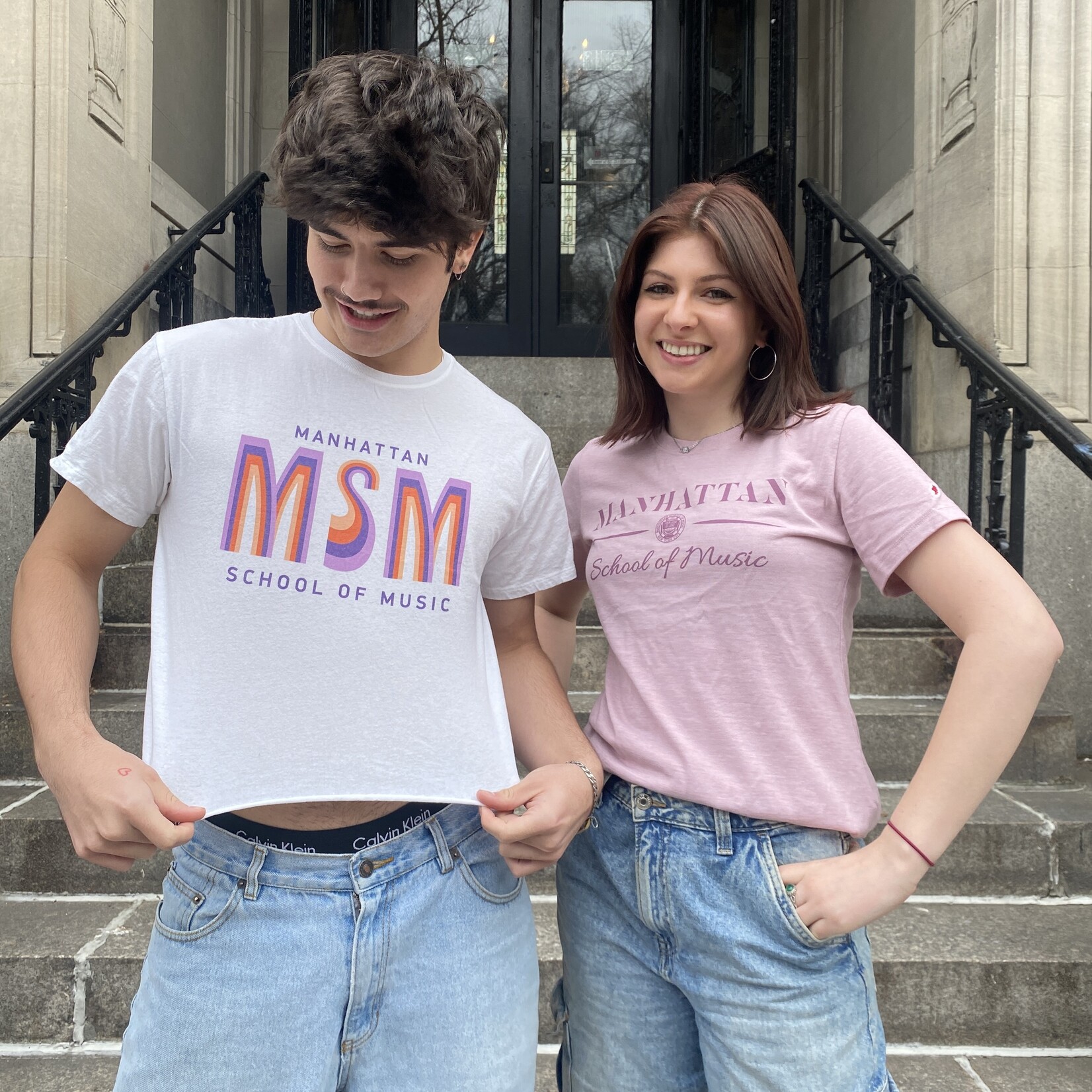 L2 *CLEARANCE* Groovy MSM Cotton Crop T-shirt (2 colors!)
