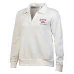 Alternative Apparel Collared V-neck Pullover with Laurels and Seal