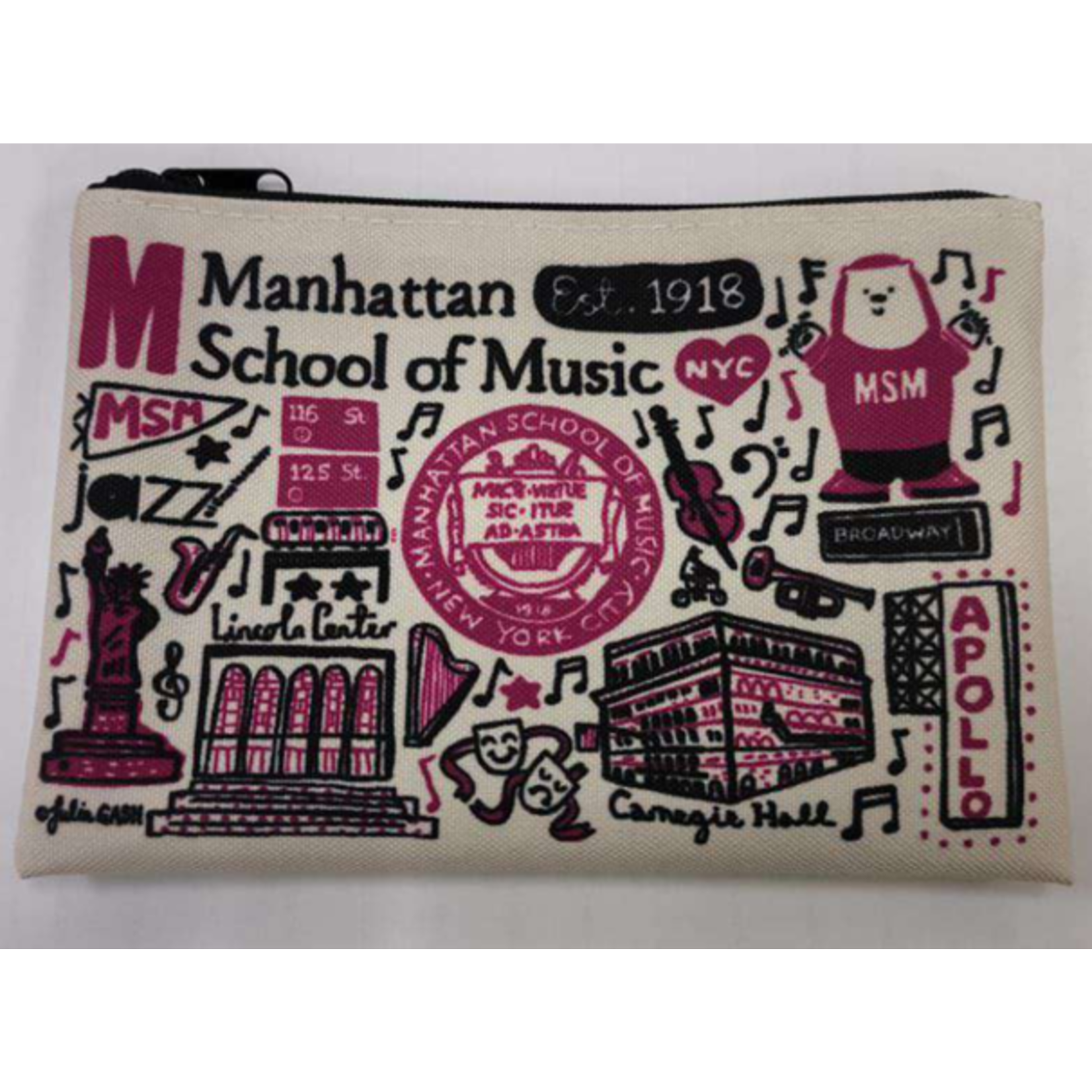 Small Makeup/Pencil Bag - Julia Gash artwork