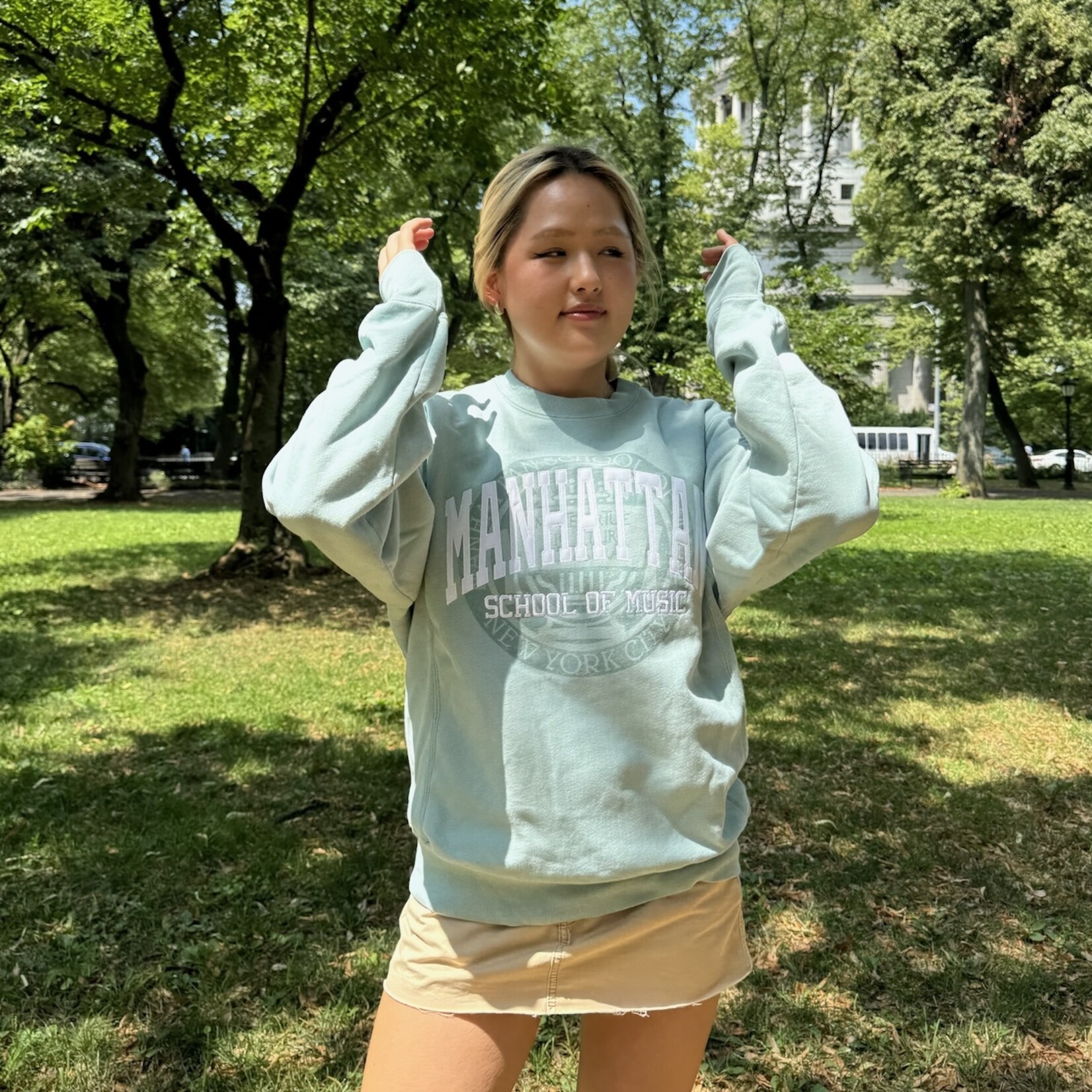 *Clearance* Blue Champion Crewneck with MSM Seal