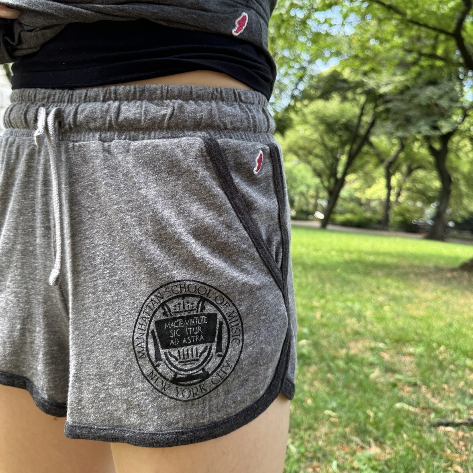 Gray Intramural Shorts with MSM Seal