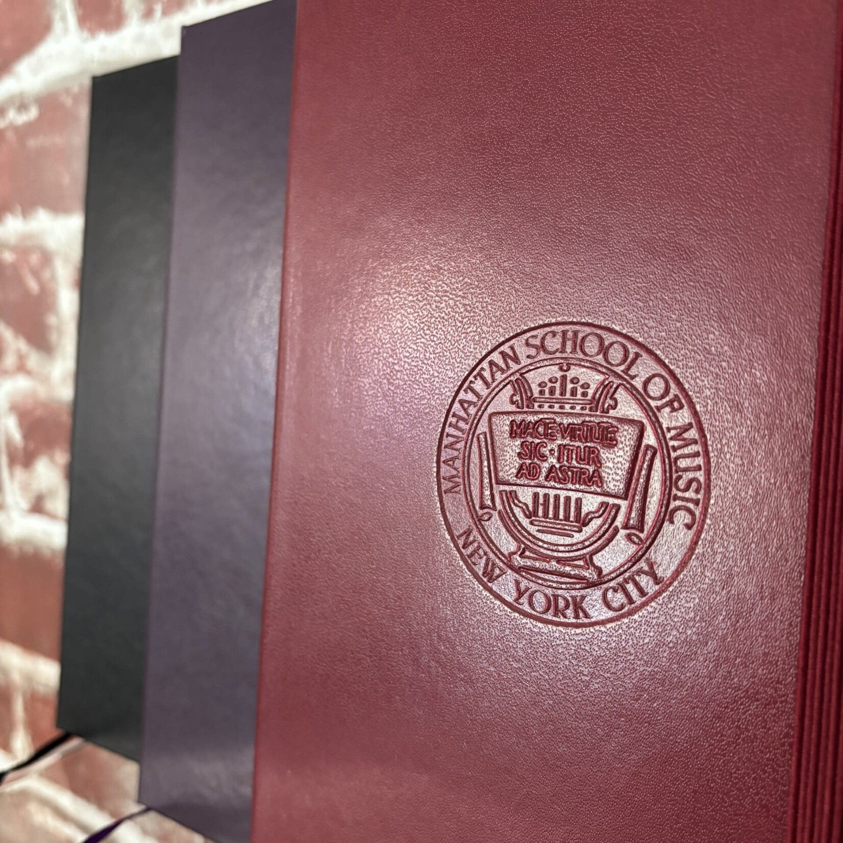 MCM MSM Faux Leather Journal