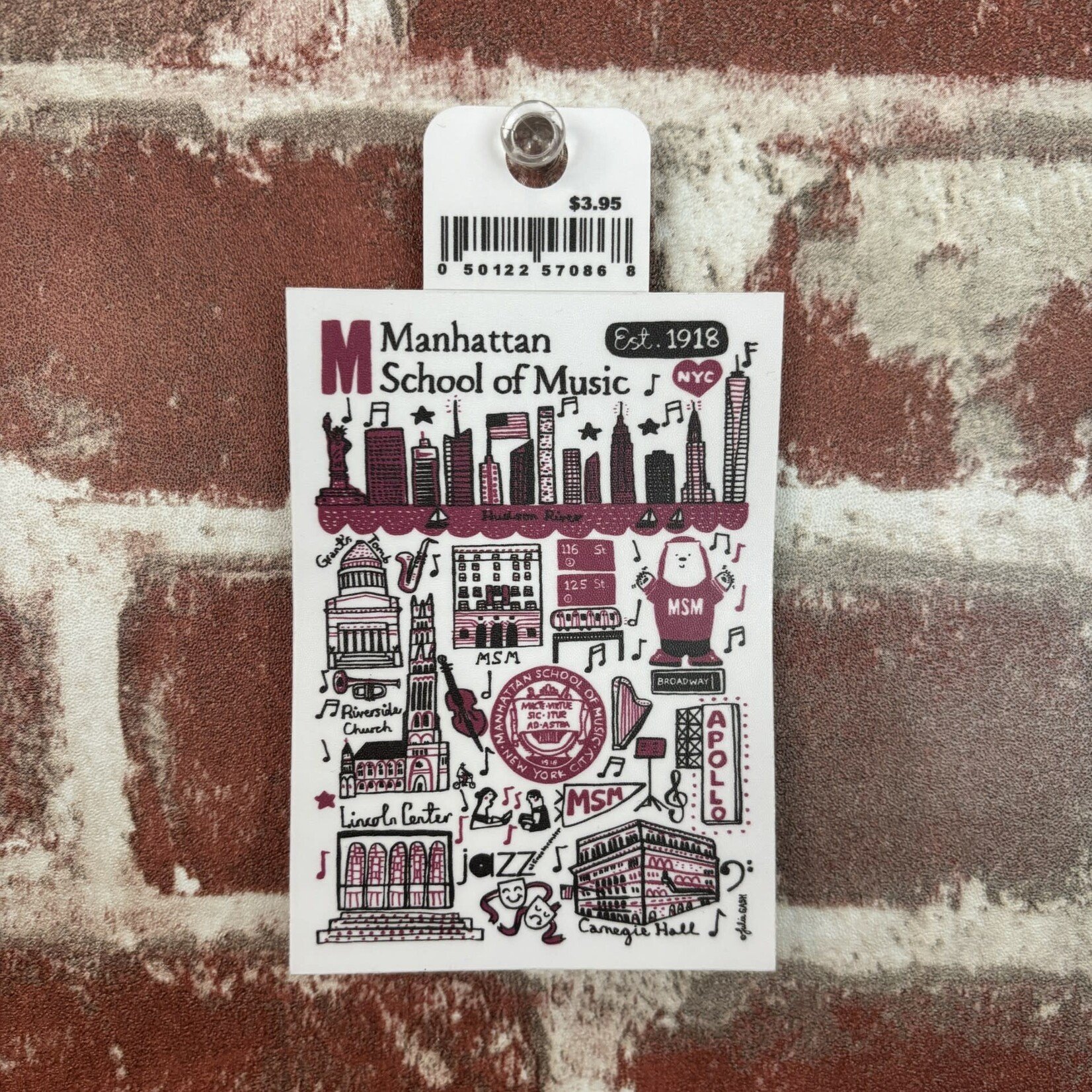 MSM Sticker - Artwork by Julia Gash