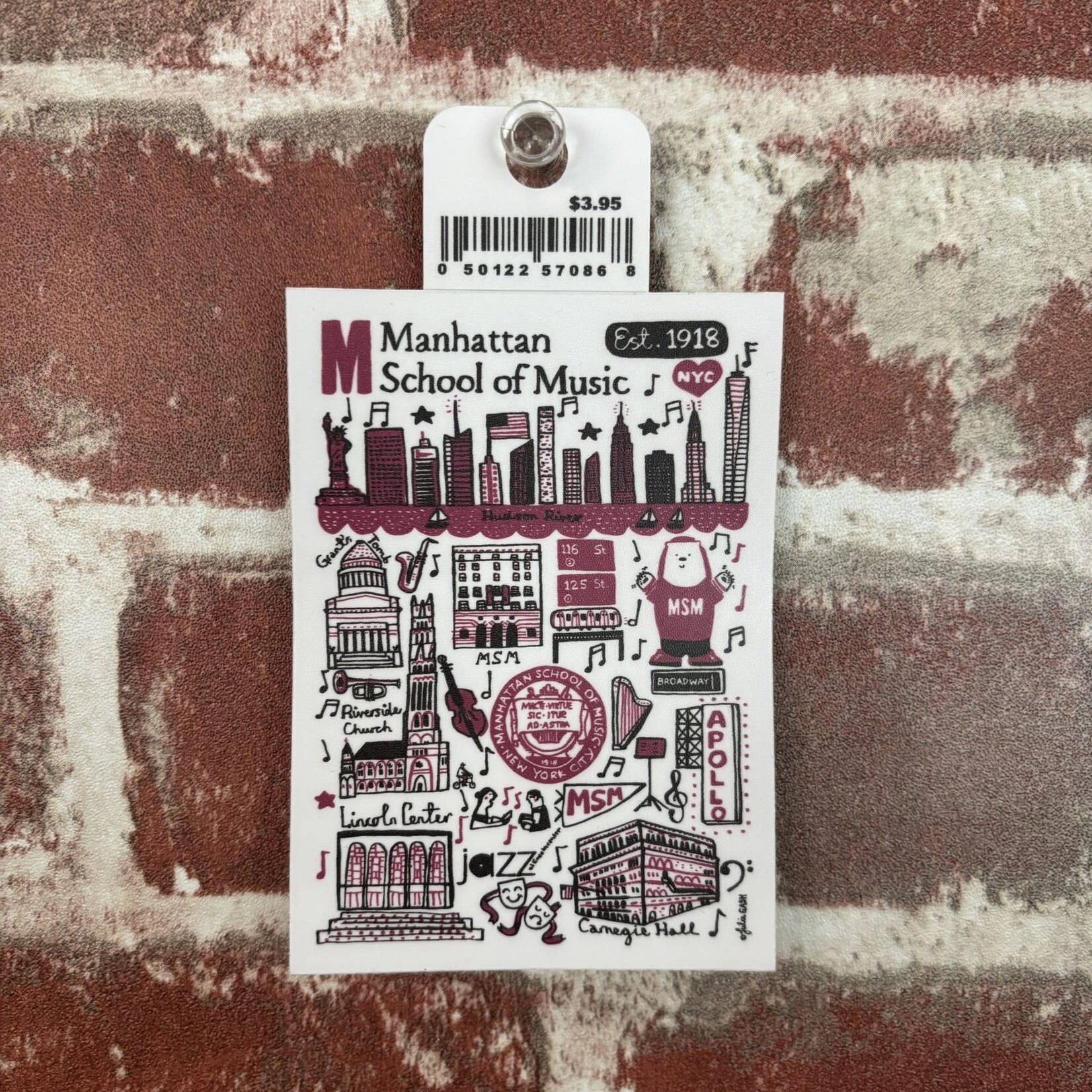 Neil MSM Sticker - Artwork by Julia Gash