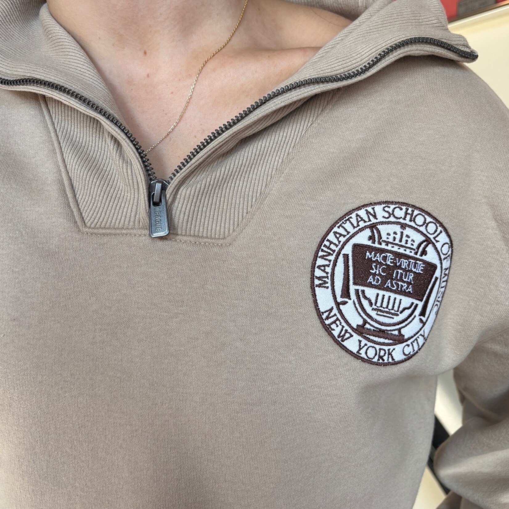 L2 MSM Quarter Zip with Embroidered Seal (3 colors!)