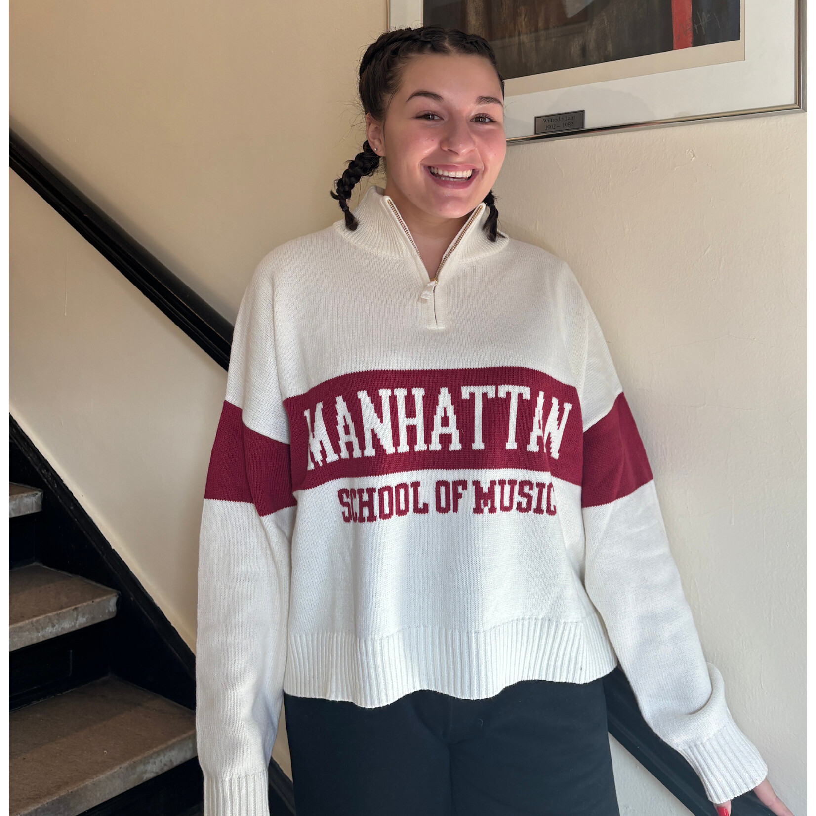 Ellsworth + Ivey MSM Zip-up Knit Sweater