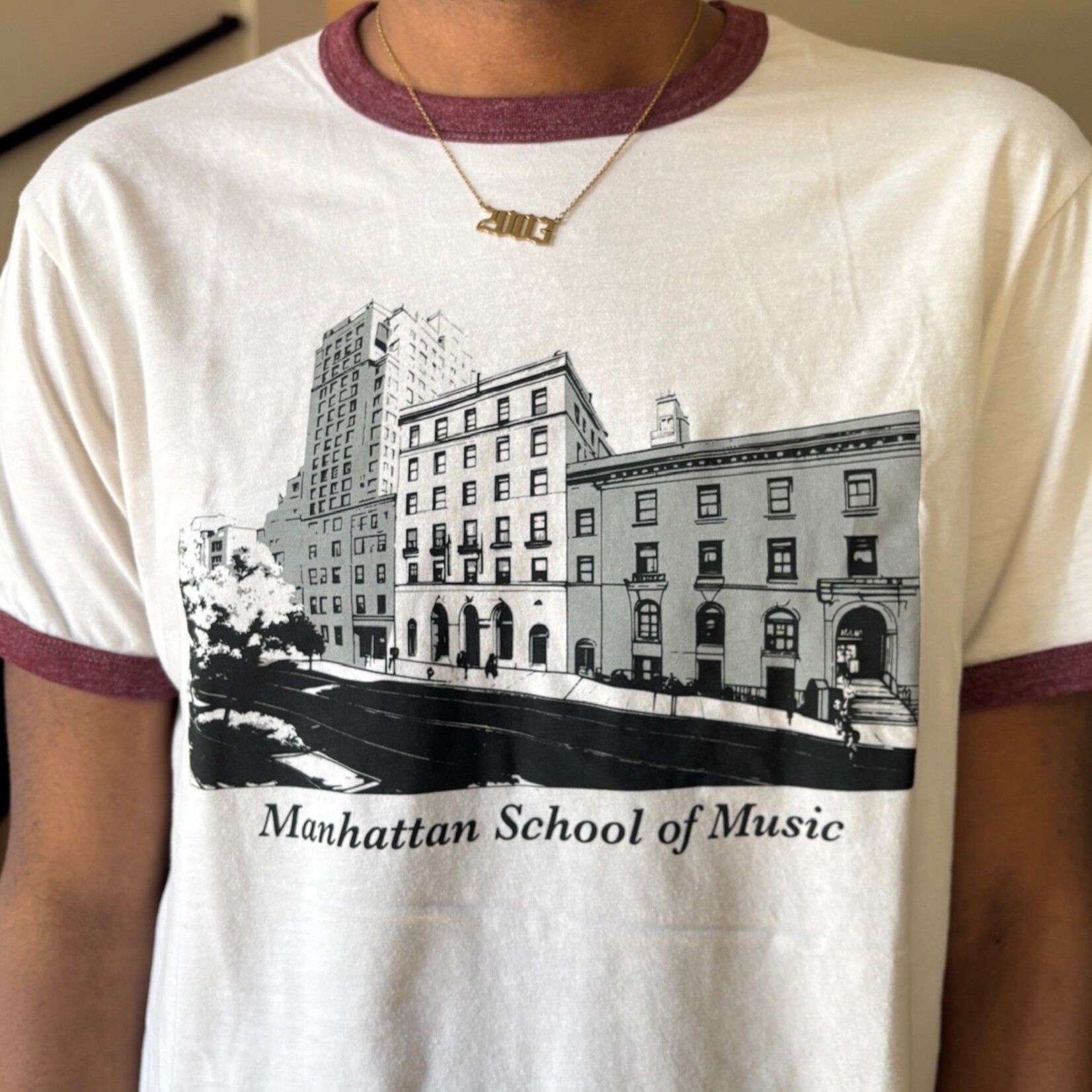 L2 Fine Line MSM Building Facade T-shirt