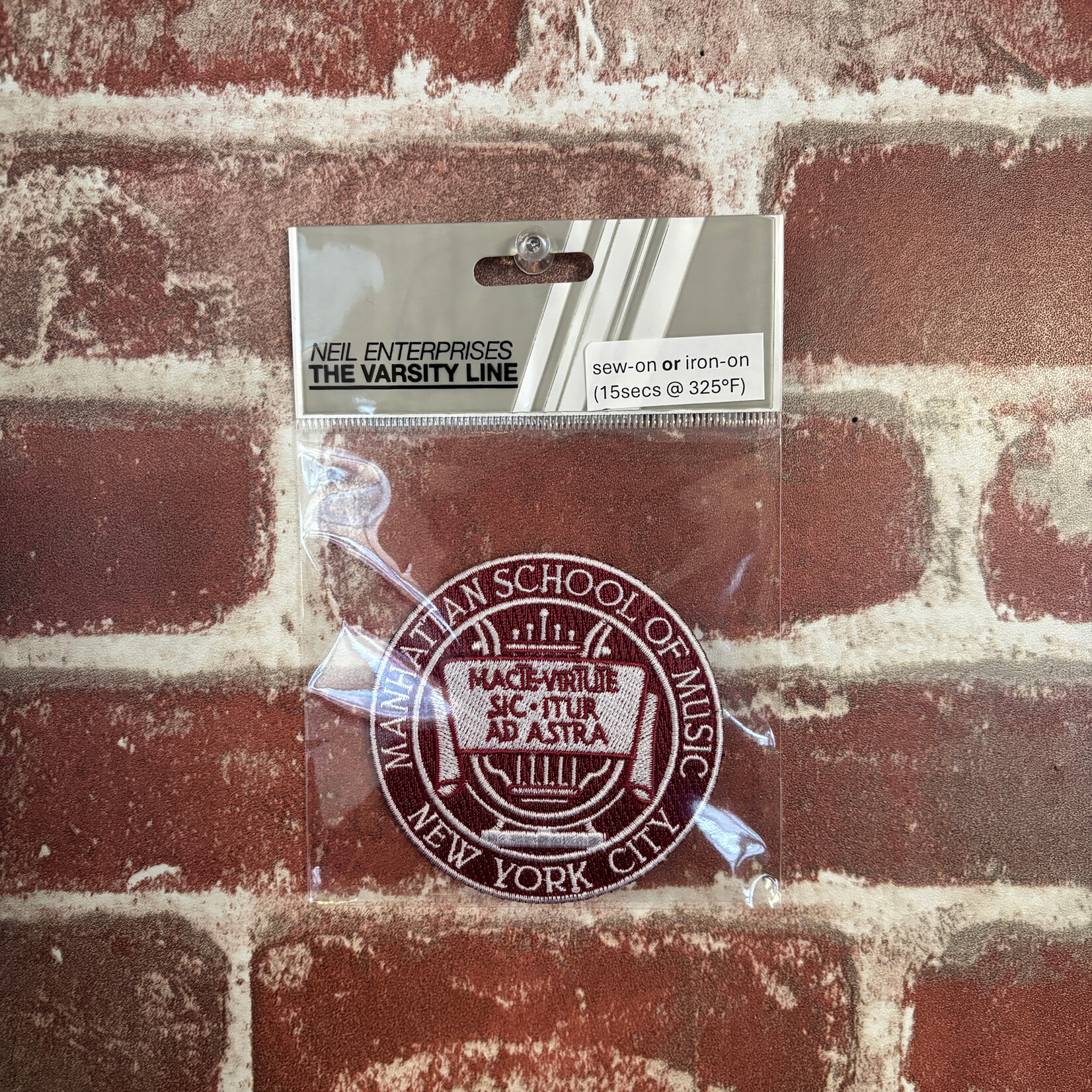 Neil MSM Embroidered Seal Patch