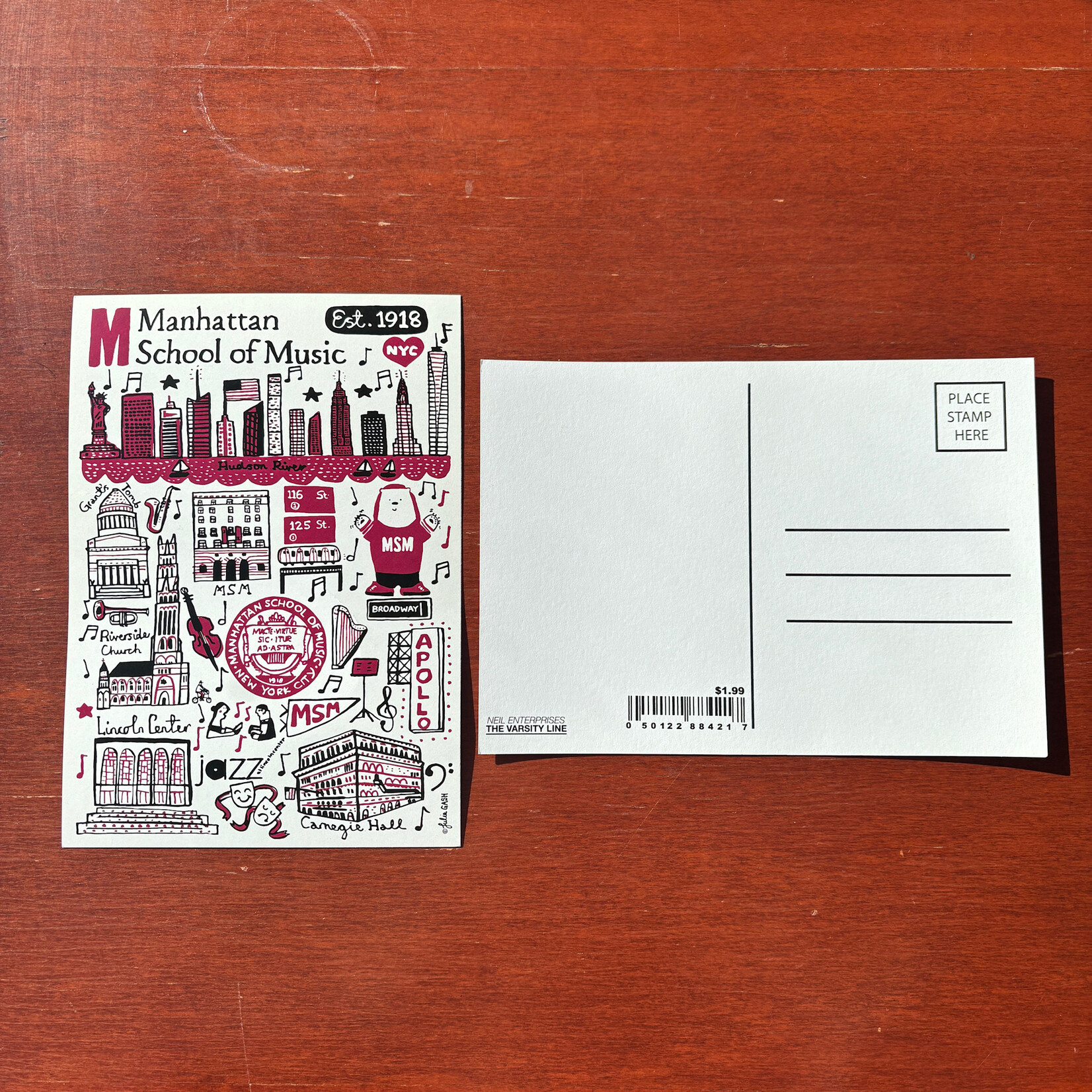 Neil MSM Julia Gash Postcard
