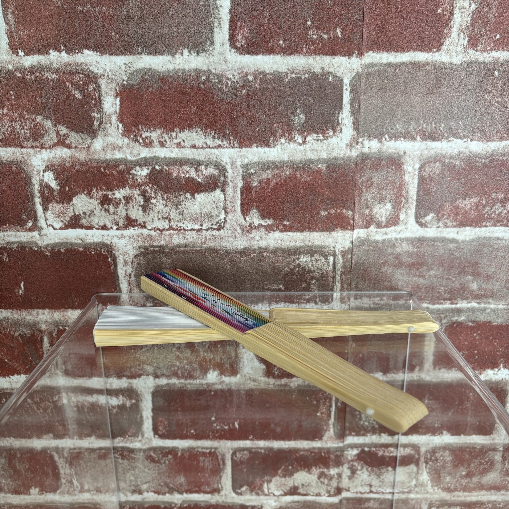 Wooden MSM Pride Fan