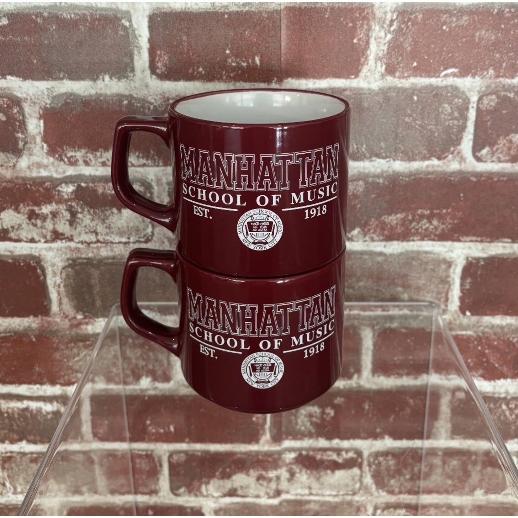 RFSJ *NEW* Stackable Maroon MSM Mug