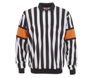 CCM Pro Referee Jersey w/ Sewn-On Orange Armbands