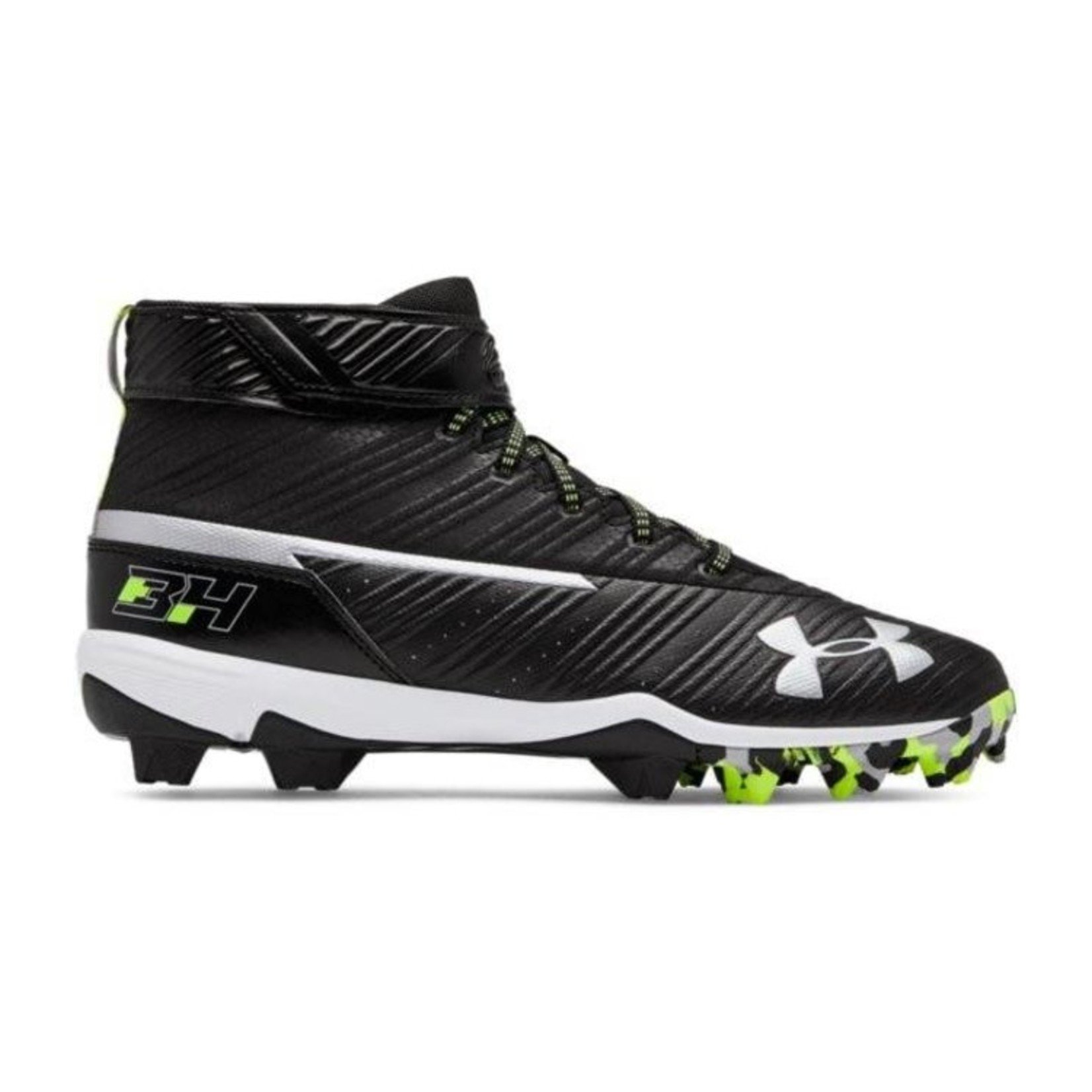 Under Armour Harper 7 Mid RM Mens Baseball Cleats - Gray / White 11