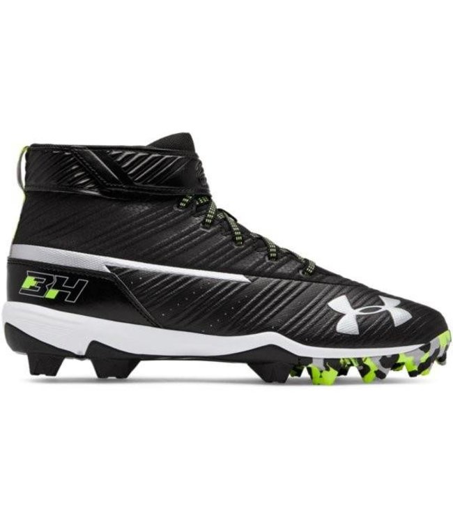 Under Armour Harper 7 Mid RM Mens Baseball Cleats - Gray / White 11