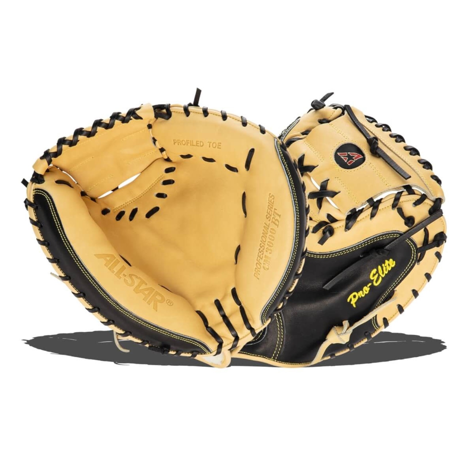 All-Star ALLSTAR PRO-ELITE CATCHER'S MITT - BLACK/TAN